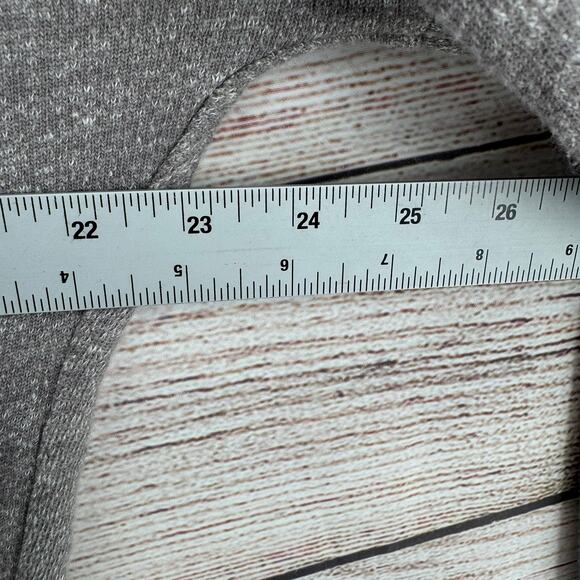 Lucky Lotus Aztec Southwest Print Shine On Terry Hoodie Womens Medium Gray - Picture 9 of 10